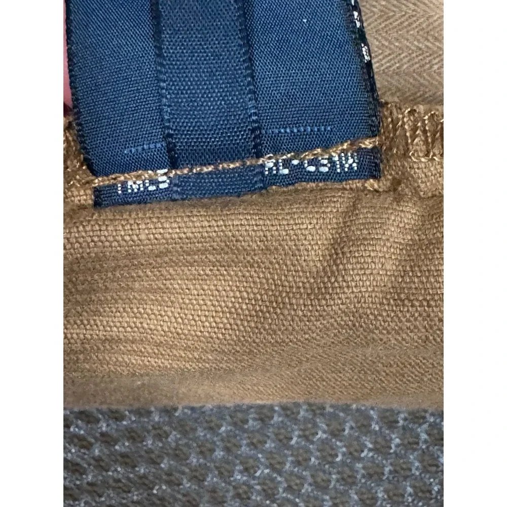 Ralph Lauren VTG Corduroy Pants Men 31x30 Tan Slim Straight Stretch Tan 5-Pocket